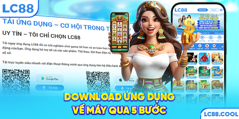 Download ứng dụng về máy qua 5 bước